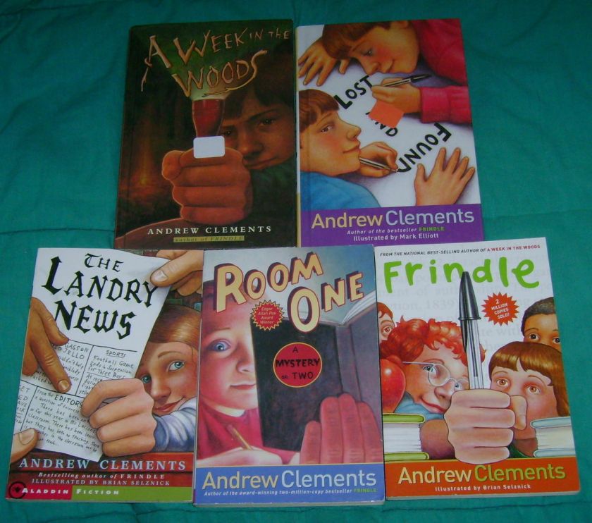 Lot Of 5 Chapter Books by Andrew Clements  