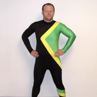 Cool Runnings Jamaican Bobsled Team Costume Body Suit  