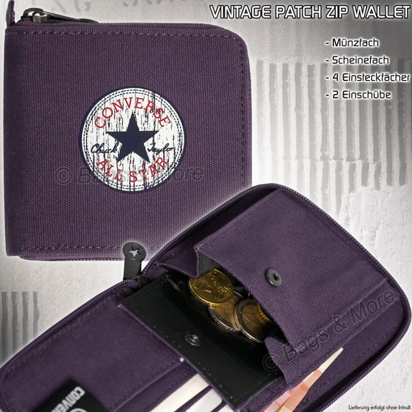 CONVERSE Geldbörse ZIP WALLET Geldbeutel Portemonnaie Portmonee NEU 