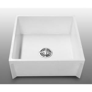 ZURN WHITE MOP SERVICE BASIN SLOP SINK 24 X 24 INCH  