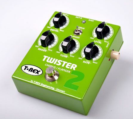 Rex Twister 2 Stereo Chorus & Flanger Effects Pedal