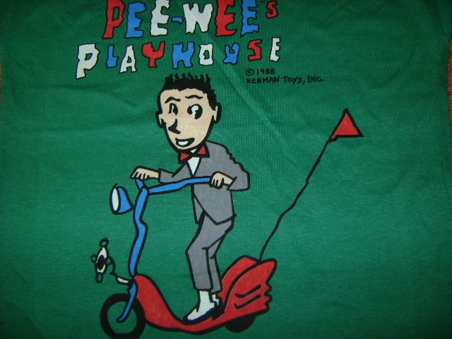 vintage NEW NOS PEE WEES PLAYHOUSE HERMAN t shirt S  