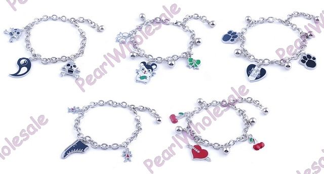 Wholesale10strands mix alloy handwork bracelet P&P FREE  