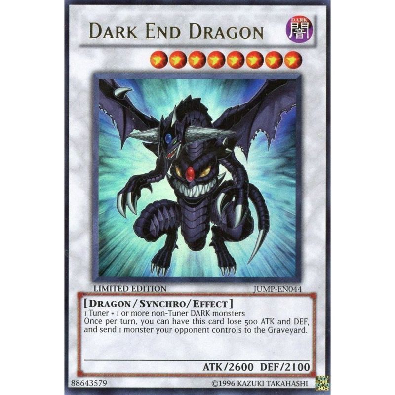 Yu Gi Oh DARK END DRAGON ULTRA RARE CARD JUMP EN044  