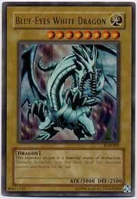 YUGIOH Blue Eyes White Dragon   LOB 001 Ultra Rare Mint  