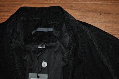 1595 JOHN VARVATOS BLACK VELVET BLAZER SPORT COAT 52R  