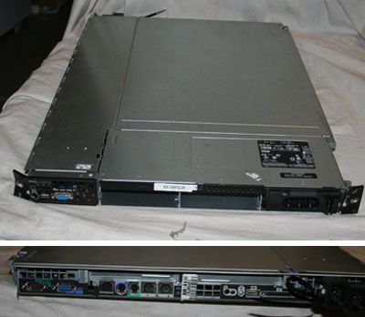 DELL POWEREDGE 1750 2*XEON 2.4GHZ 4GB RAM  