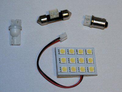 DE3175 DE3022 168 194 BA9 LED 12PC Panel 35 x 25mm  