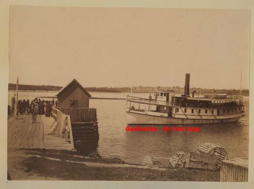 1892 Albumen Photo Book Orrs Island Harpswell Maine ME  