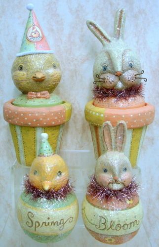 BETHANY LOWE Spring Bauble EASTER Parker JP0183 CHICK  