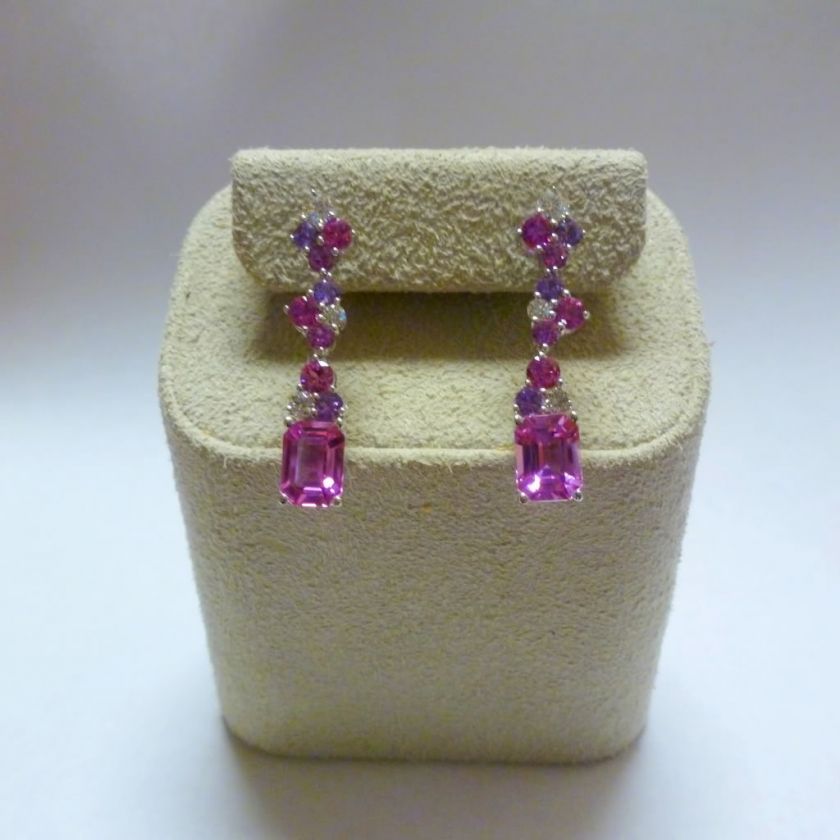 Mark Patterson 18k Sapphire & Diamond Samba Earrings  