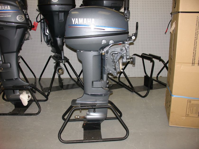 2008 YAMAHA 9.9 HP 2 STROKE OUTBOARD MOTOR TILLER 15 SHAFT BOAT 