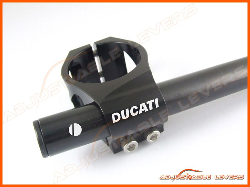 Ducati Logo For Ducati Monster 620   1000 SS 50MM CNC Racing Clip On 