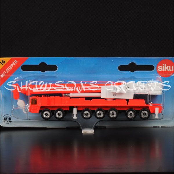 SIKU SUPER 16 DIE CAST METAL 1/87 GIANT CRANE HEAVY VEHICLE MODEL 