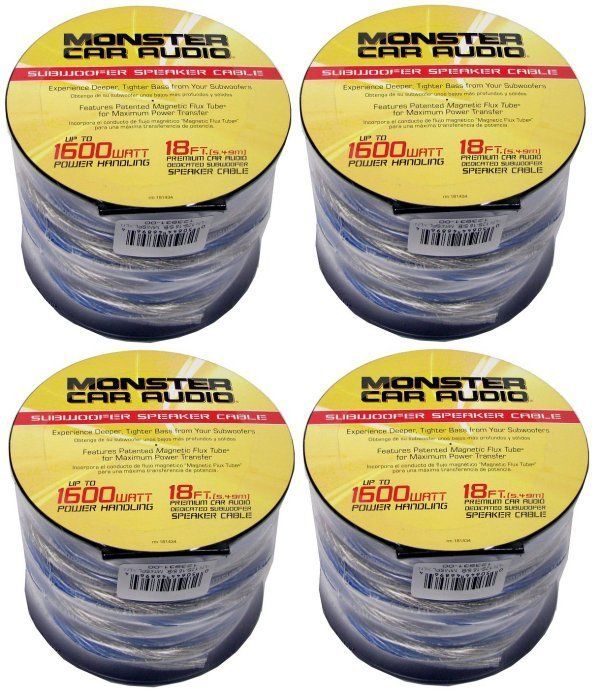 MONSTER CABLE XLN 12S 18 72 FT 12 GAUGE Speaker Wire  