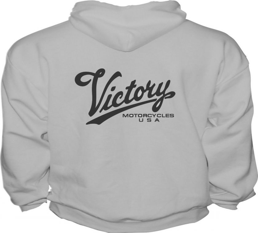 VICTORY MOTORCYCLES WRD GRAY TSHIRT,SWEATSHIRT HOODIE  