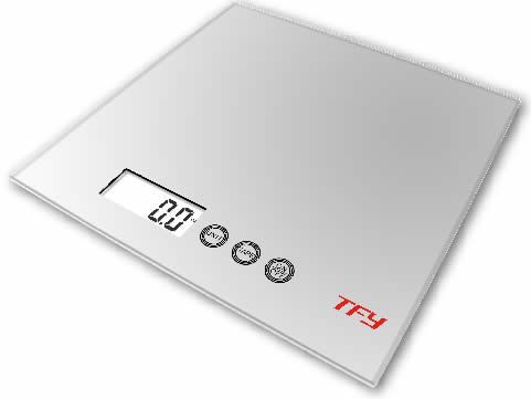 Slim Digital Kitchen Scale Diret Food With Touch Screen  