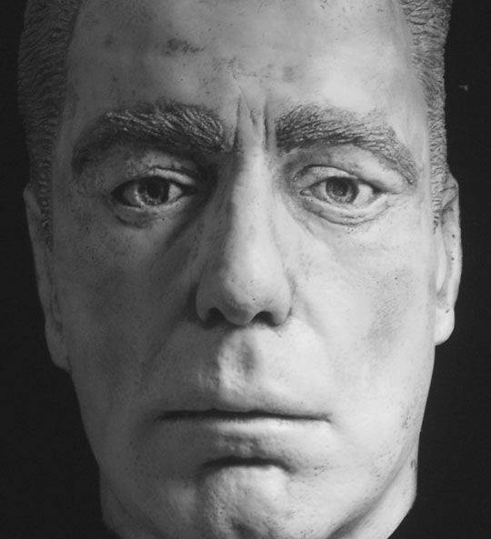 HUMPHREY BOGART in his prime life mask  