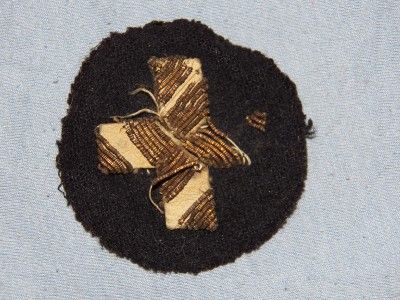 PATCH WWI US ARMY 33RD INFANTRY DIV GERMAN BULLION AS REMOVED ORIGINAL 