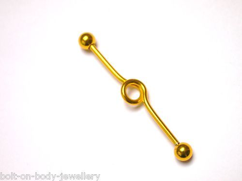 Neon Ear Scaffold Bar ~ Industrial Piercing ~ 36mm  