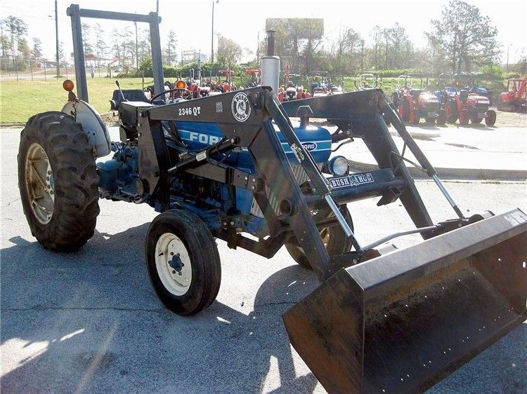 1987 Ford 3910 Tractor w/ Bushhog 2346QT Loader  Stock #U0002395 