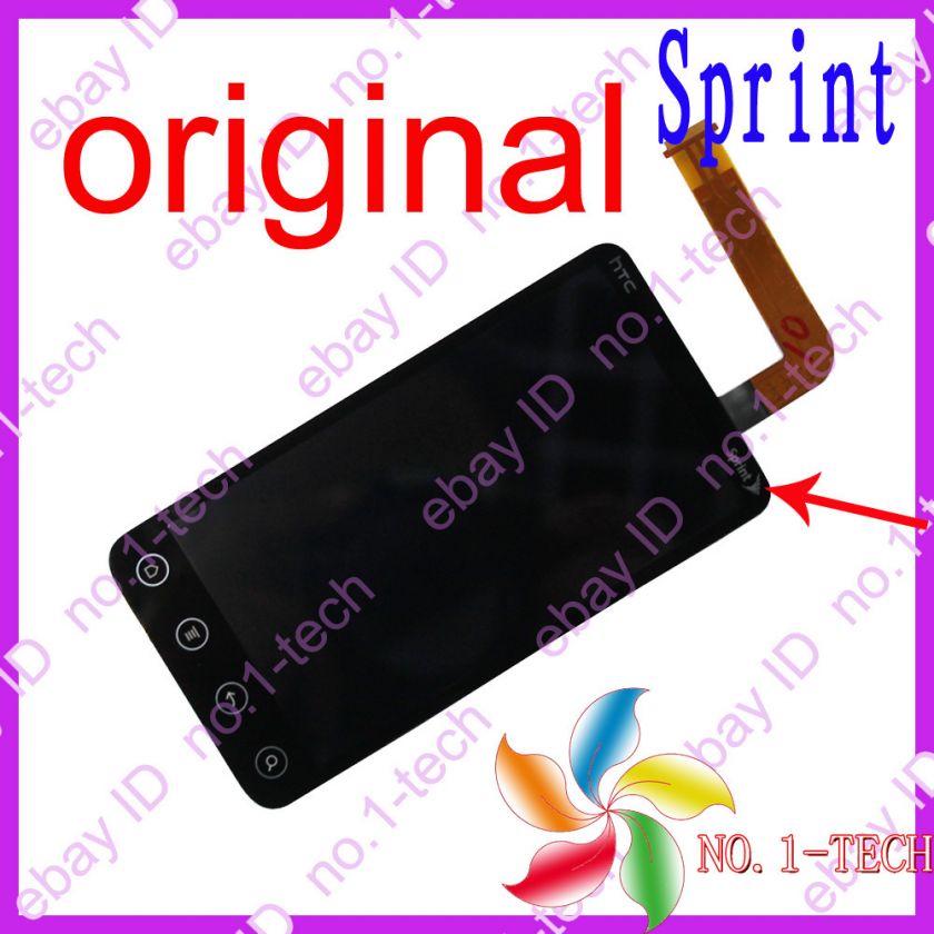   Screen Digitizer Glass + Full LCD Display For HTC EVO 3D SPRINT  