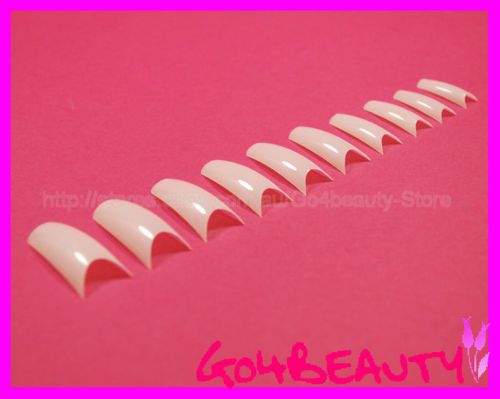 500pcs Unique Natural U Shape French Nail Tips  