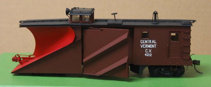   HO Single Track Russell Snowplow Central Vermont #4212 w Box  