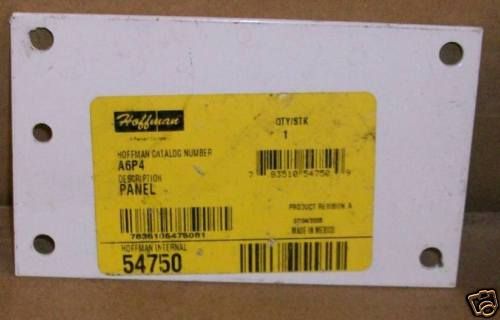 Hoffman Subpanel For Electrical Junction Box A6P4 NEW  