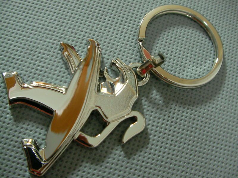 01 Peugeot 307 407 308 206 207 607 cc sw keychain ring  