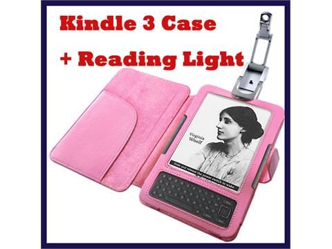   Case Cover for  Kindle 3 3G WiFi with LED Reading Light  