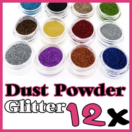   Glitter Micro Dust Powders Cosmetic Makeup Nail Tips DIY Decals  