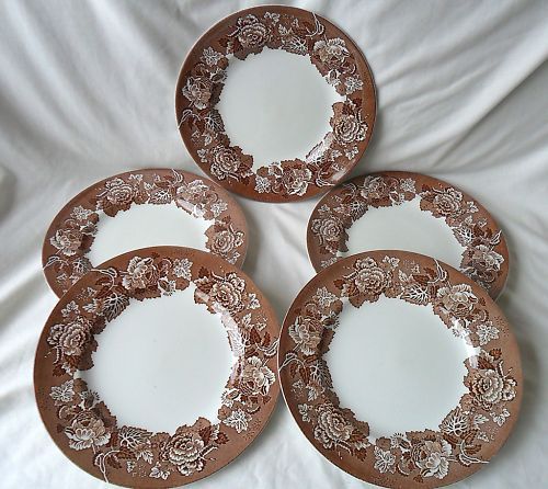 Wood & Sons Ironstone   Alpine White 10 Dinner Plate  