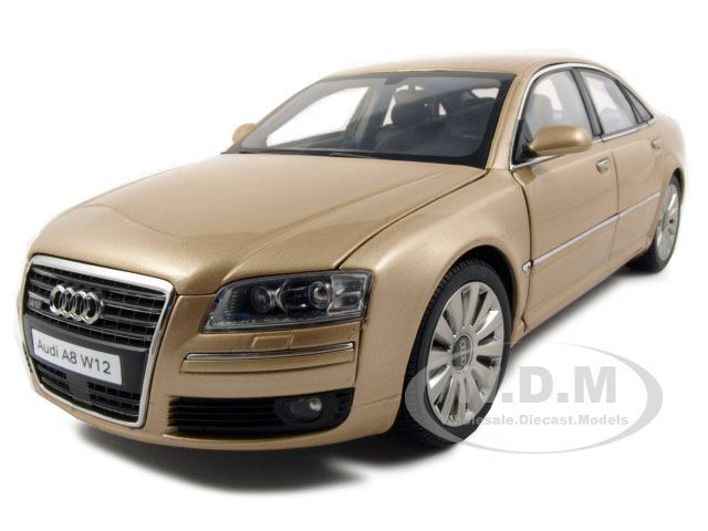 AUDI A8 W12 BEIGE 118 DIECAST MODEL CAR KYOSHO  