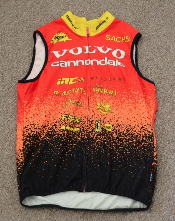 Cannondale Volvo Team vest size Large 1990s rare  