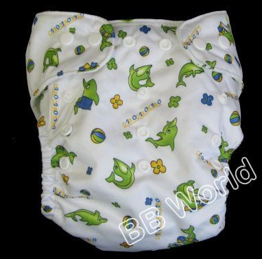   Infant Reusable 1 Cloth Diaper nappy + 1 insert re usable  