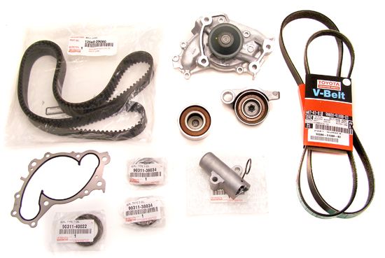 Toyota Highlander V6 Timing Belt+Water Pump Kit  Genuine & OEM Parts 