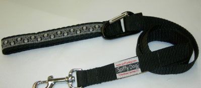 SKULL & CROSSBONES MOTORCYCLE DOG COLLAR & DOG LEAD SET  