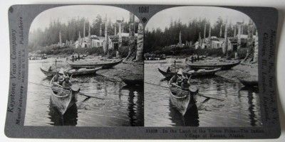 3D Book Native Americans & Wild West & Indian Village Kasaan AK 