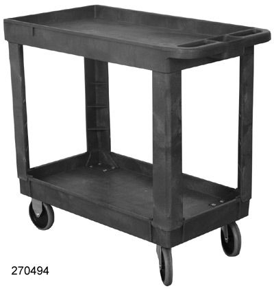 NEW Wesco Deluxe Utility 16 x 30 Service Cart 5wheel  