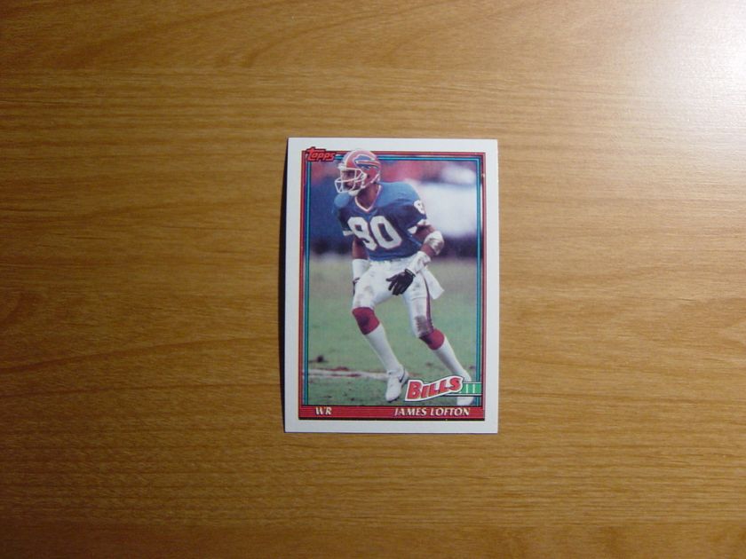 1991 Topps # 43 James Lofton Buffalo Bills  