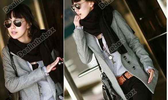 New Fashion Women Pure Color Warm Scarf Shawls Wrap Neckerchief Cotton 