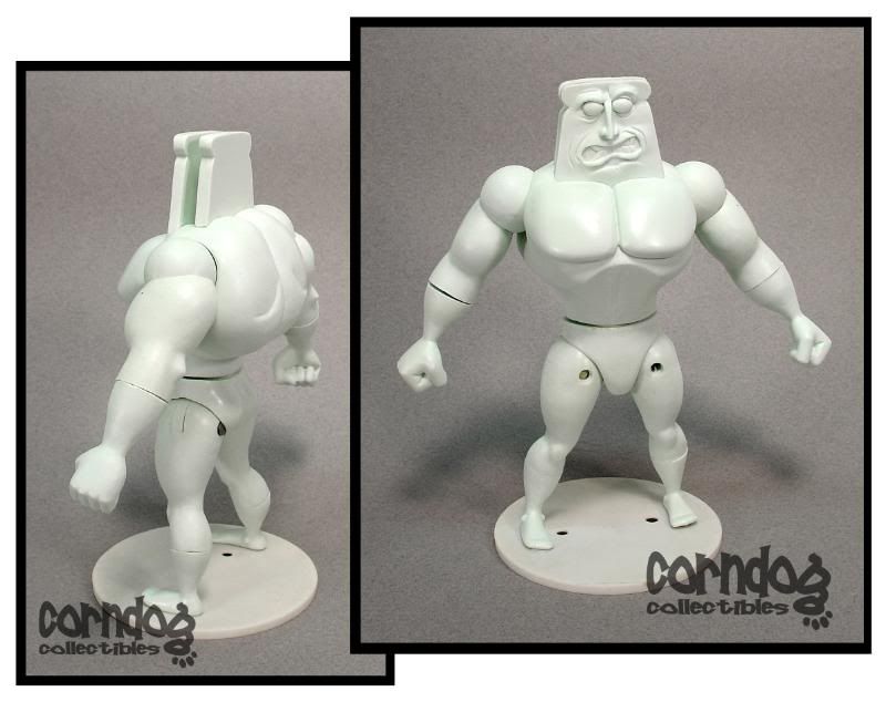 Ren & Stimpy Prototype Palisades Toys Unreleased Series 2 Powdered 