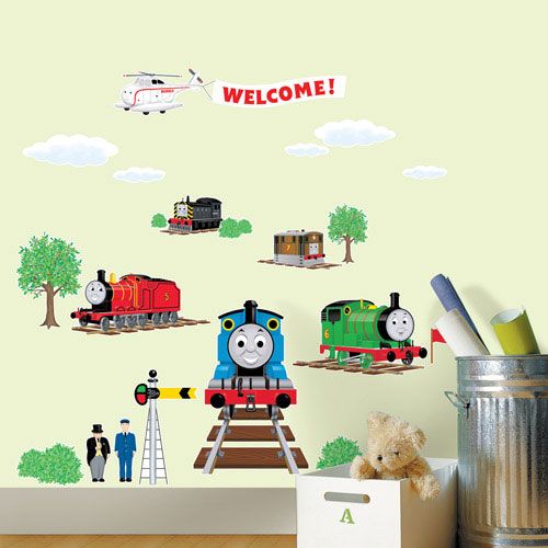 THOMAS THE TRAIN WALL DECALS NURSERY ART STICKERS #111  