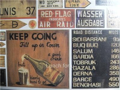 WW II German / Allied Road Signs (North Africa) 1/35  