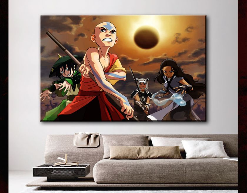 modern Canvas art comic The Last Airbender 30x45  