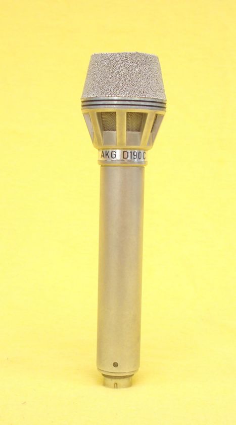 AKG D190 D190c Vintage Allround Mic perfect for drums or electric 