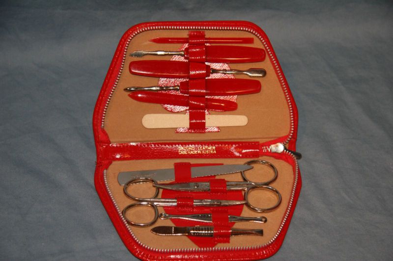 Vintage manicure pedicure kit Austria/ Germany  