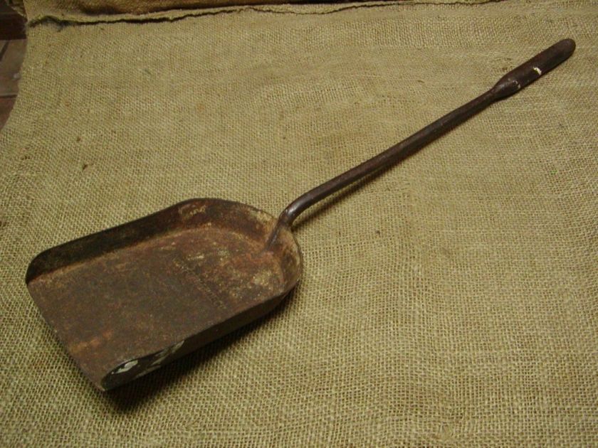 Vintage Union Fire Coal Shovel  Antique Old Metal Iron  