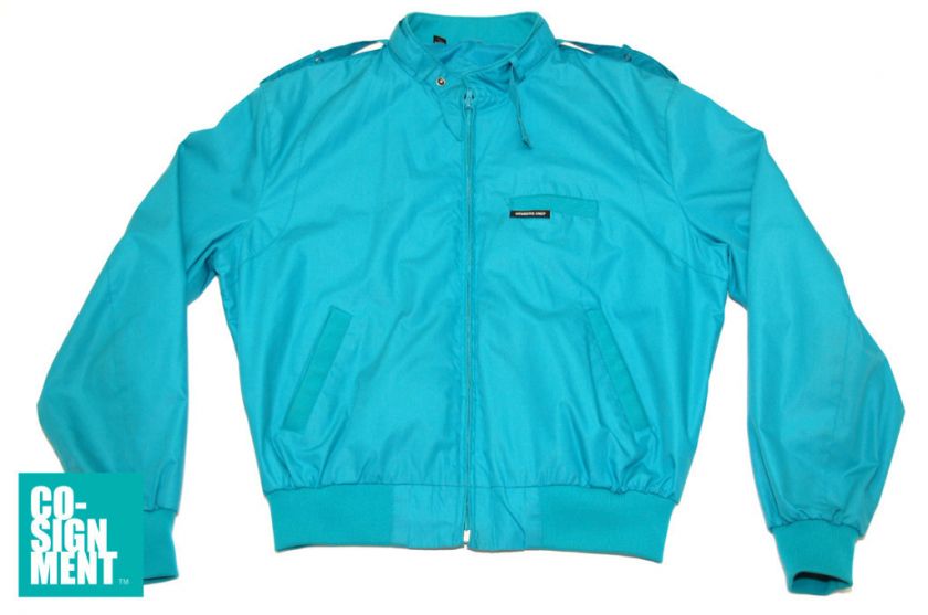 Vintage Members Only Aqua Jacket (42) Jordan VIII  